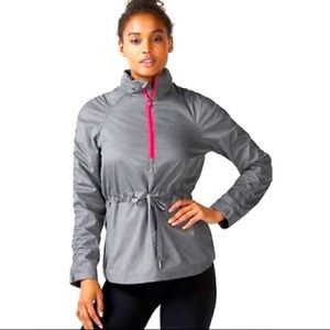 Fabletics Workout Gym Gear Danielle Reflective Athletic Windbreaker Jacket